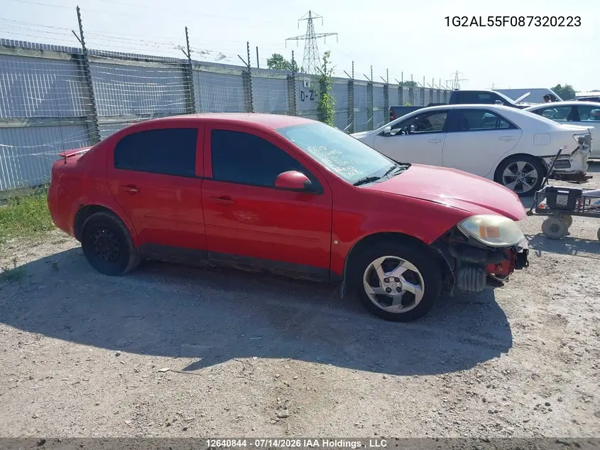 2008 Pontiac G5 VIN: 1G2AL55F087320223 Lot: 12640844