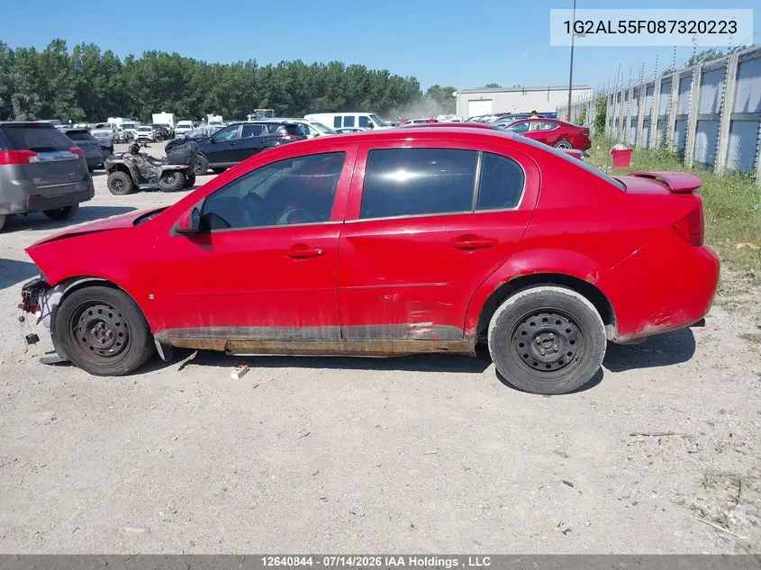 2008 Pontiac G5 VIN: 1G2AL55F087320223 Lot: 12640844