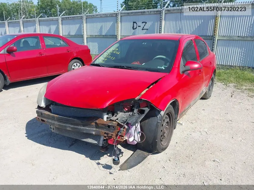 2008 Pontiac G5 VIN: 1G2AL55F087320223 Lot: 12640844