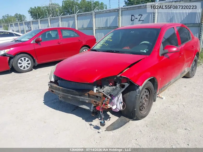 2008 Pontiac G5 VIN: 1G2AL55F087320223 Lot: 12640844