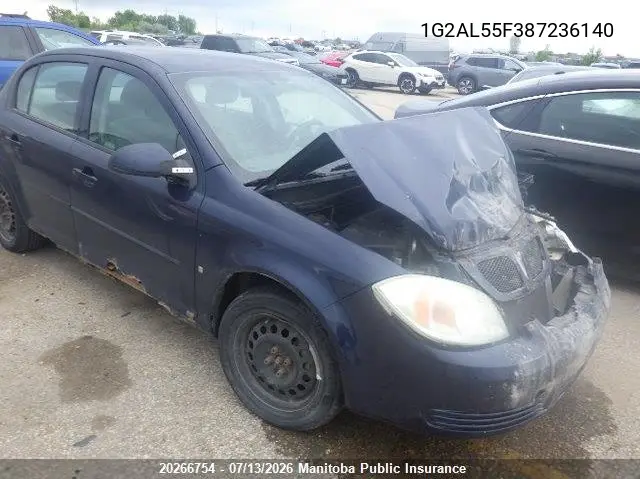 2008 Pontiac G5 VIN: 1G2AL55F387236140 Lot: 20266754