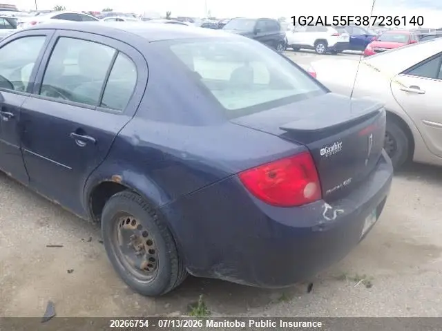2008 Pontiac G5 VIN: 1G2AL55F387236140 Lot: 20266754