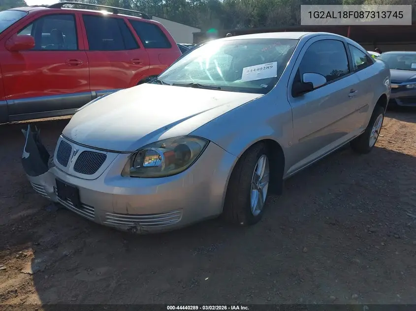2008 Pontiac G5 VIN: 1G2AL18F087313745 Lot: 44440289