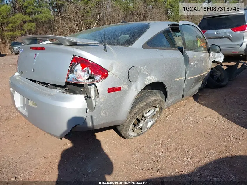 2008 Pontiac G5 VIN: 1G2AL18F087313745 Lot: 44440289