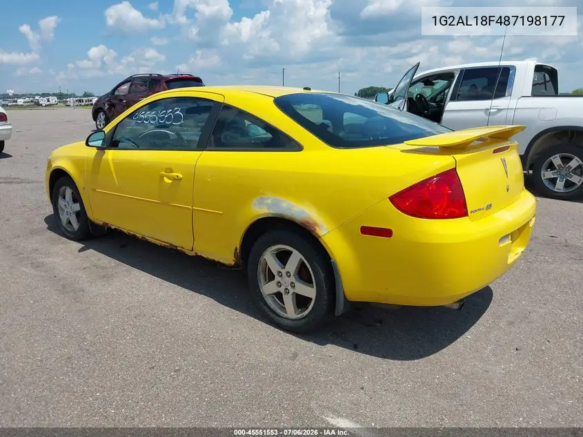 2008 Pontiac G5 VIN: 1G2AL18F487198177 Lot: 45551553