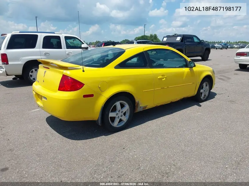 2008 Pontiac G5 VIN: 1G2AL18F487198177 Lot: 45551553