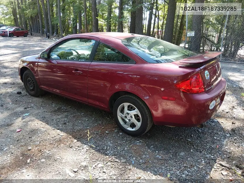 2008 Pontiac G5 VIN: 1G2AL18F187339285 Lot: 45628159