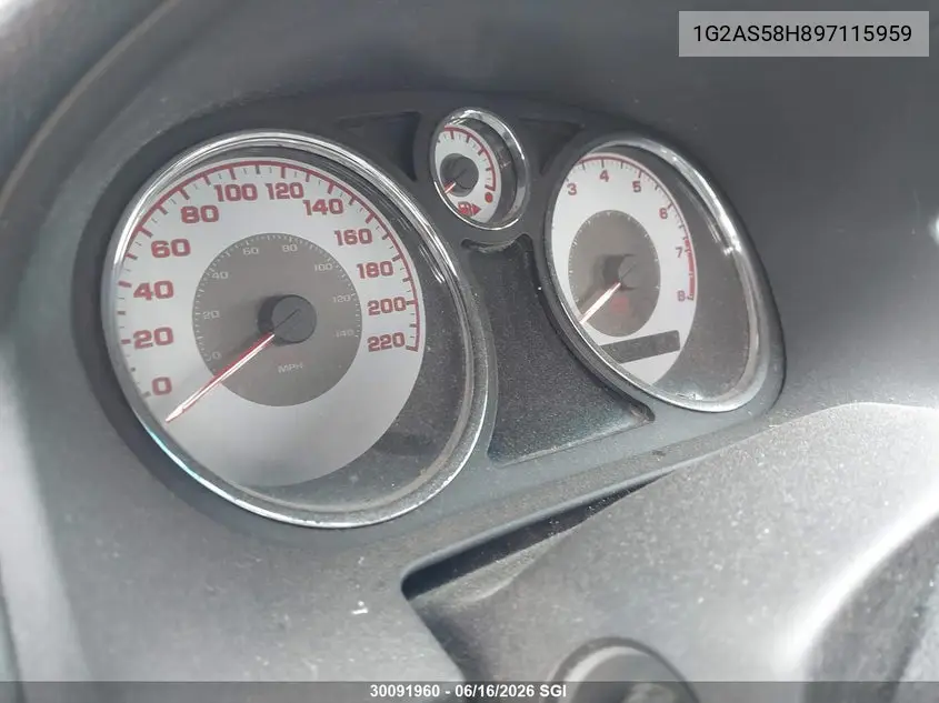 2009 Pontiac G5 Se VIN: 1G2AS58H897115959 Lot: 30091960