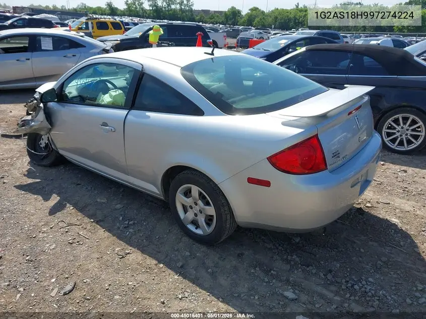 2009 Pontiac G5 VIN: 1G2AS18H997274224 Lot: 45016401