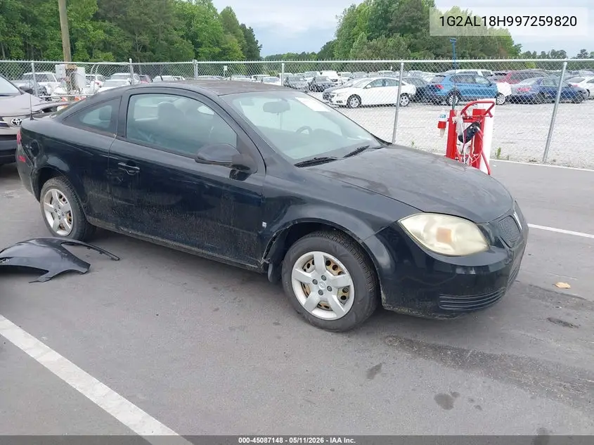 2009 Pontiac G5 VIN: 1G2AL18H997259820 Lot: 45087148