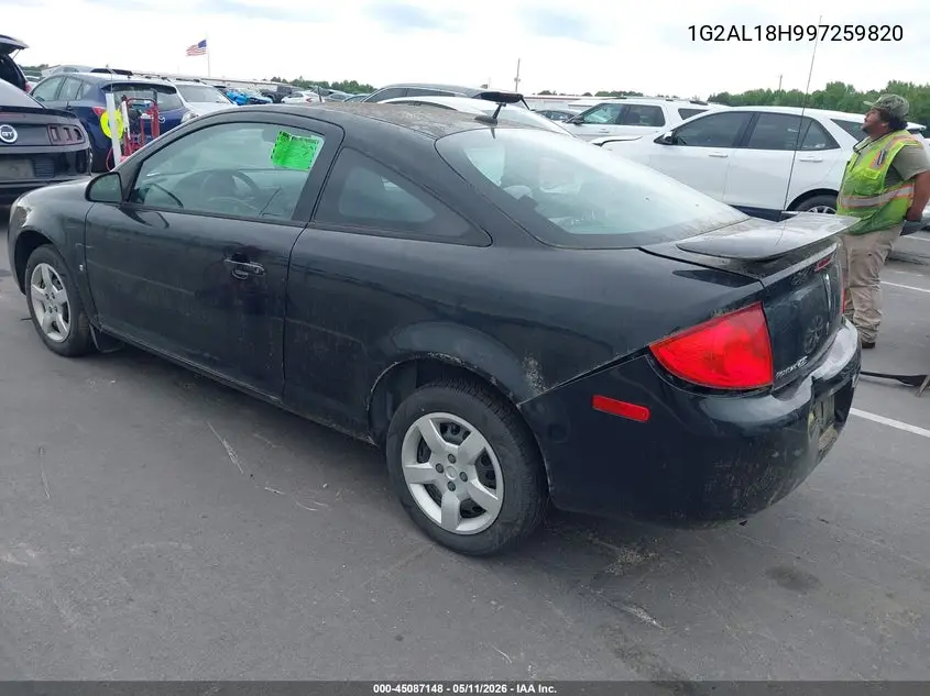 2009 Pontiac G5 VIN: 1G2AL18H997259820 Lot: 45087148