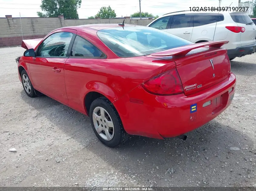 2009 Pontiac G5 VIN: 1G2AS18H397190237 Lot: 45227514