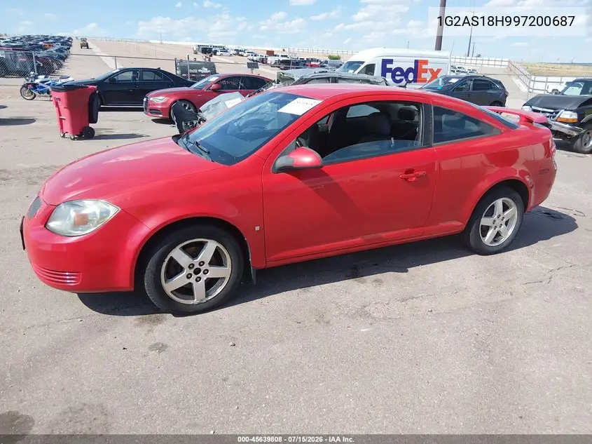 2009 Pontiac G5 VIN: 1G2AS18H997200687 Lot: 45639808