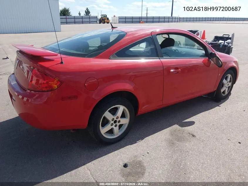 2009 Pontiac G5 VIN: 1G2AS18H997200687 Lot: 45639808