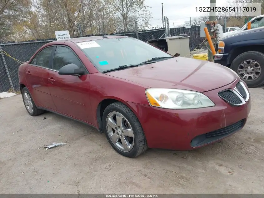 1G2ZH528654117019 2005 Pontiac G6 Gt