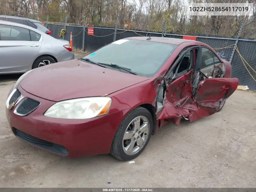 1G2ZH528654117019 2005 Pontiac G6 Gt