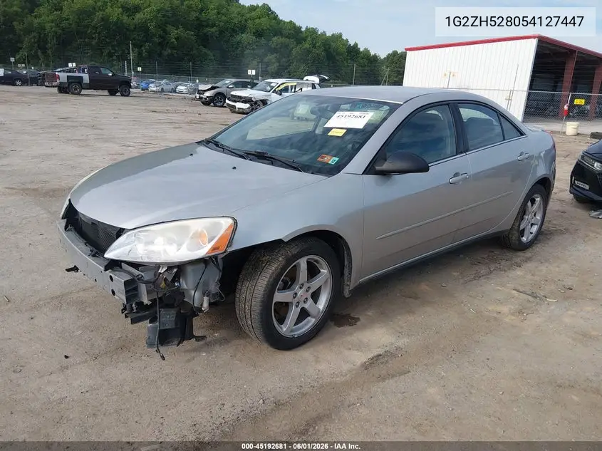 2005 Pontiac G6 Gt VIN: 1G2ZH528054127447 Lot: 45192681