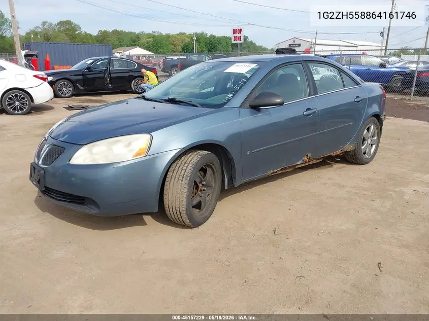 2006 Pontiac G6 Gt VIN: 1G2ZH558864161746 Lot: 45157229