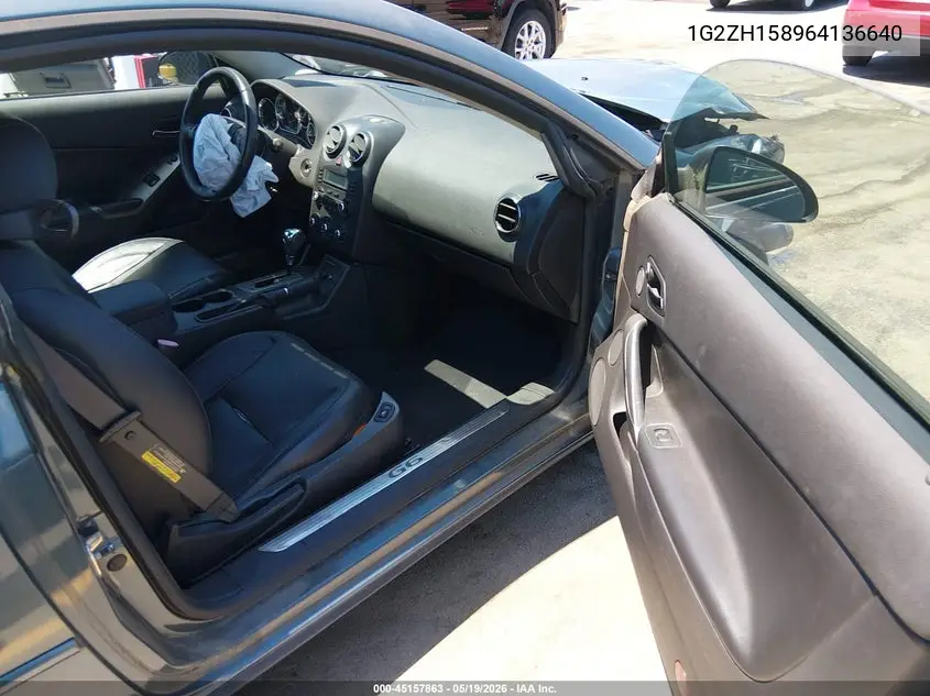 2006 Pontiac G6 Gt VIN: 1G2ZH158964136640 Lot: 45157863