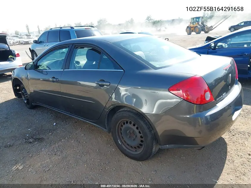 2006 Pontiac G6 VIN: 1G2ZF55B164291658 Lot: 45173234