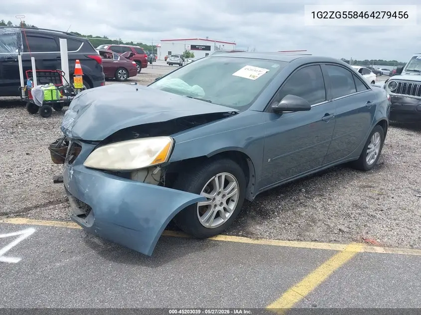 2006 Pontiac G6 VIN: 1G2ZG558464279456 Lot: 45203039