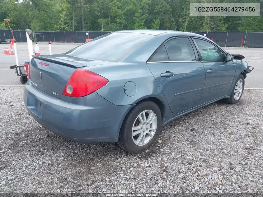 2006 Pontiac G6 VIN: 1G2ZG558464279456 Lot: 45203039