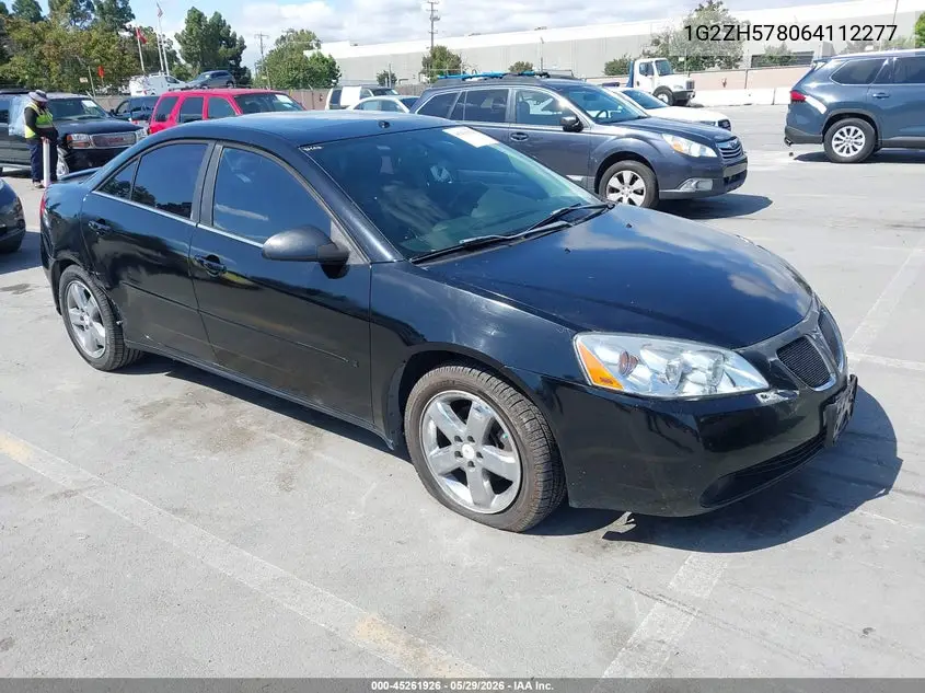 2006 Pontiac G6 Gt VIN: 1G2ZH578064112277 Lot: 45261926