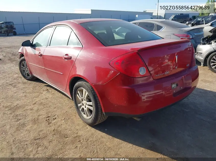 2006 Pontiac G6 VIN: 1G2ZG558564279689 Lot: 45338134