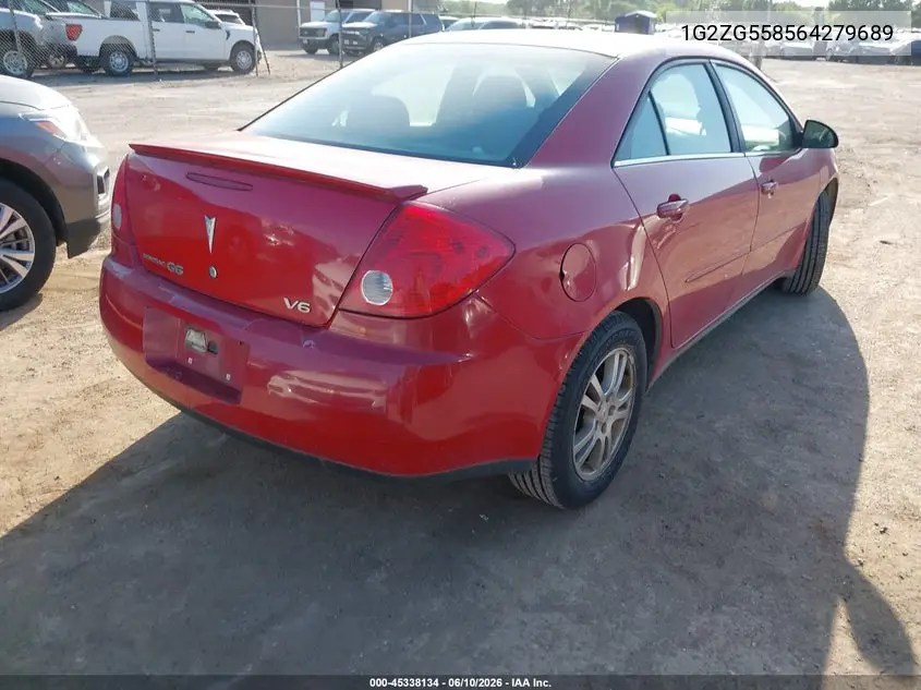 2006 Pontiac G6 VIN: 1G2ZG558564279689 Lot: 45338134