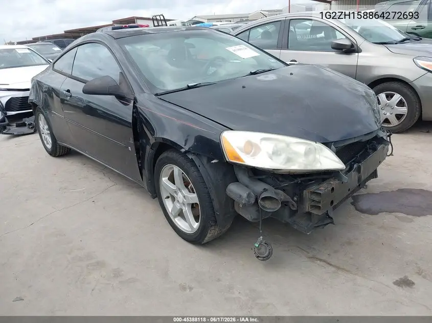 2006 Pontiac G6 Gt VIN: 1G2ZH158864272693 Lot: 45388118