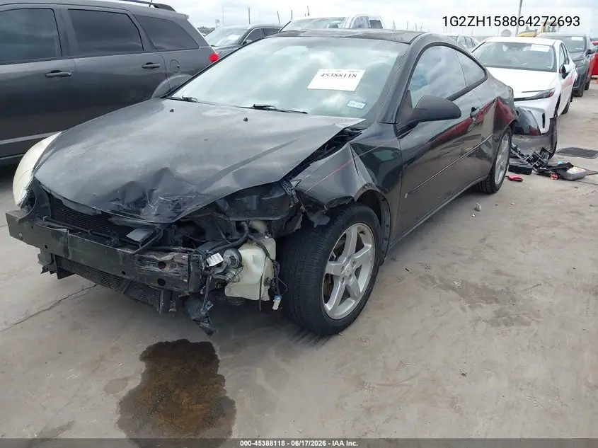 2006 Pontiac G6 Gt VIN: 1G2ZH158864272693 Lot: 45388118