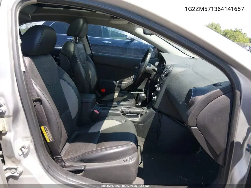 2006 Pontiac G6 Gtp VIN: 1G2ZM571364141657 Lot: 45397824