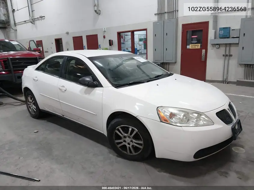 2006 Pontiac G6 VIN: 1G2ZG558964236568 Lot: 45402421