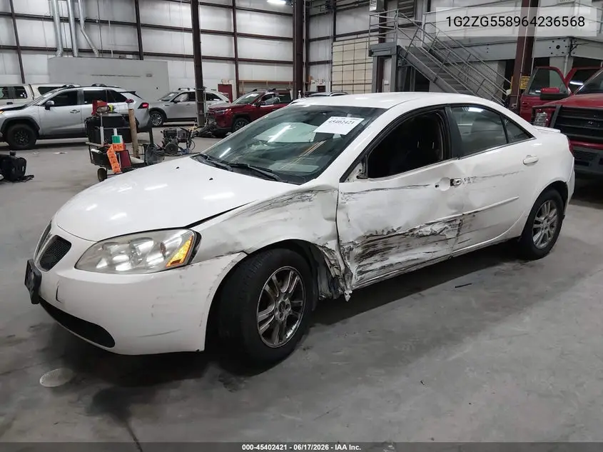 2006 Pontiac G6 VIN: 1G2ZG558964236568 Lot: 45402421