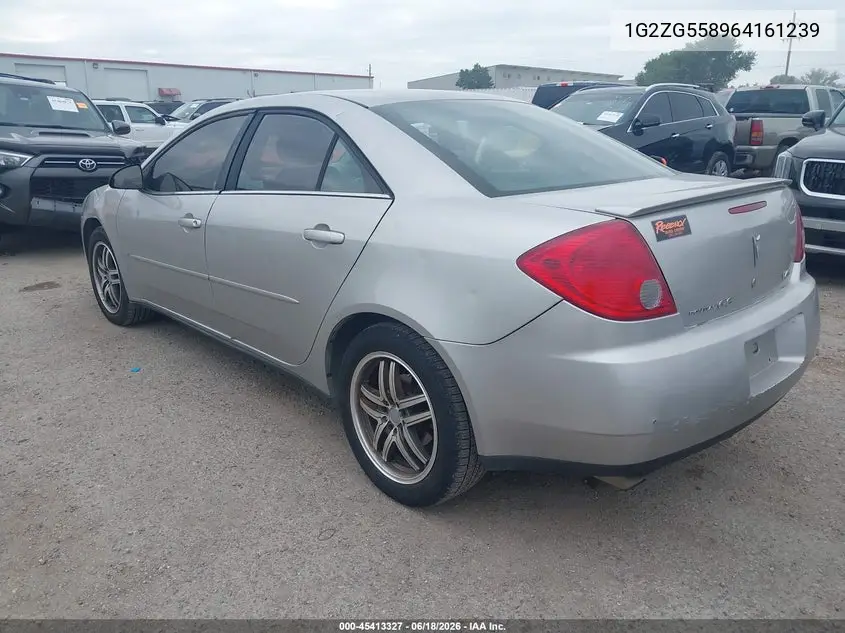 2006 Pontiac G6 VIN: 1G2ZG558964161239 Lot: 45413327