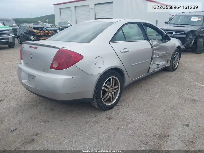 2006 Pontiac G6 VIN: 1G2ZG558964161239 Lot: 45413327
