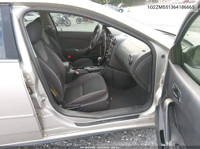 2006 Pontiac G6 Gtp VIN: 1G2ZM551364186665 Lot: 45470489