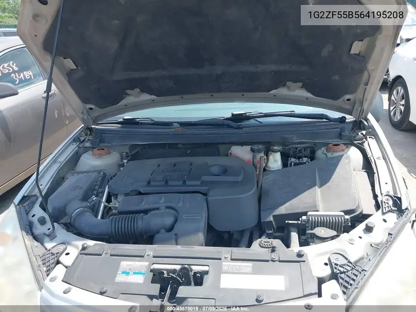 2006 Pontiac G6 VIN: 1G2ZF55B564195208 Lot: 45570019
