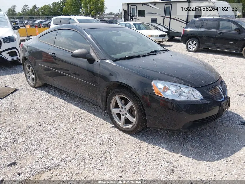 2006 Pontiac G6 Gt VIN: 1G2ZH158264182133 Lot: 45588397