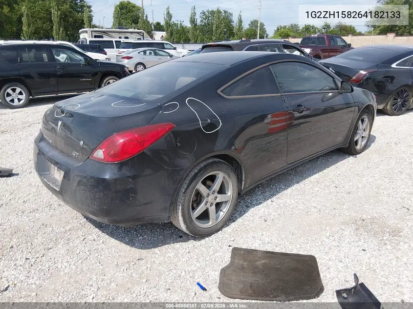 2006 Pontiac G6 Gt VIN: 1G2ZH158264182133 Lot: 45588397