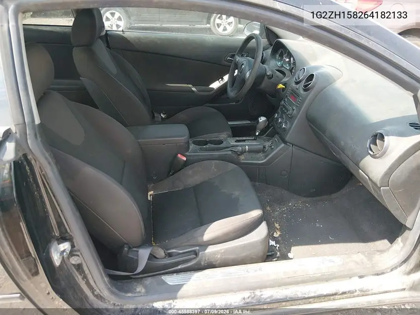 2006 Pontiac G6 Gt VIN: 1G2ZH158264182133 Lot: 45588397