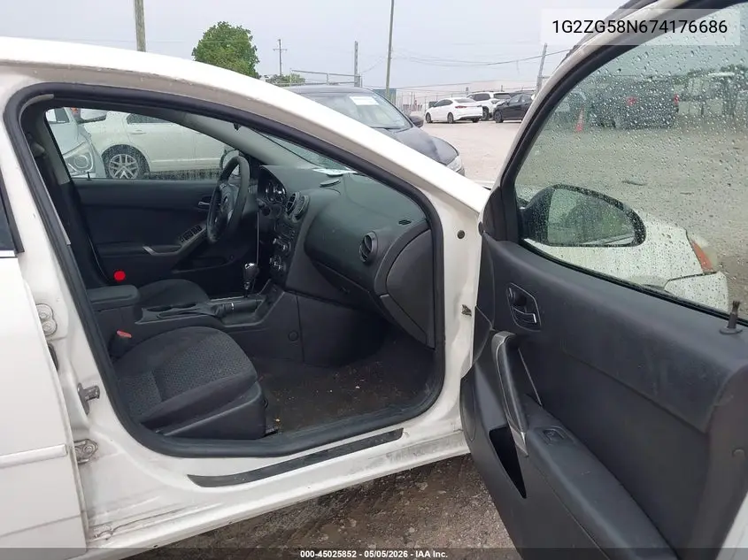 2007 Pontiac G6 VIN: 1G2ZG58N674176686 Lot: 45025852