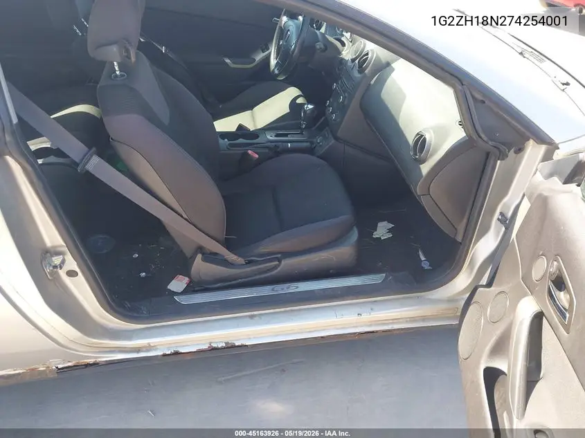 2007 Pontiac G6 Gt VIN: 1G2ZH18N274254001 Lot: 45163926