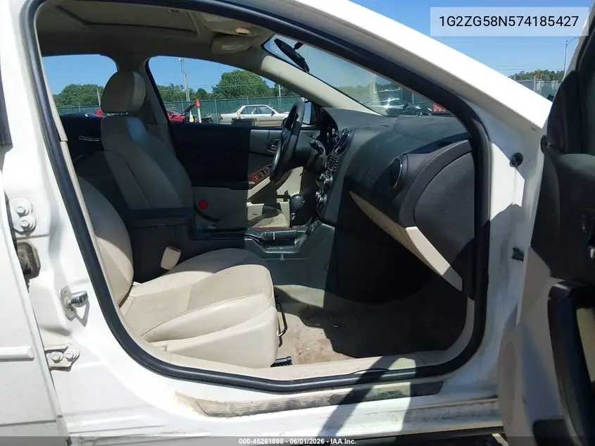 2007 Pontiac G6 VIN: 1G2ZG58N574185427 Lot: 45261898