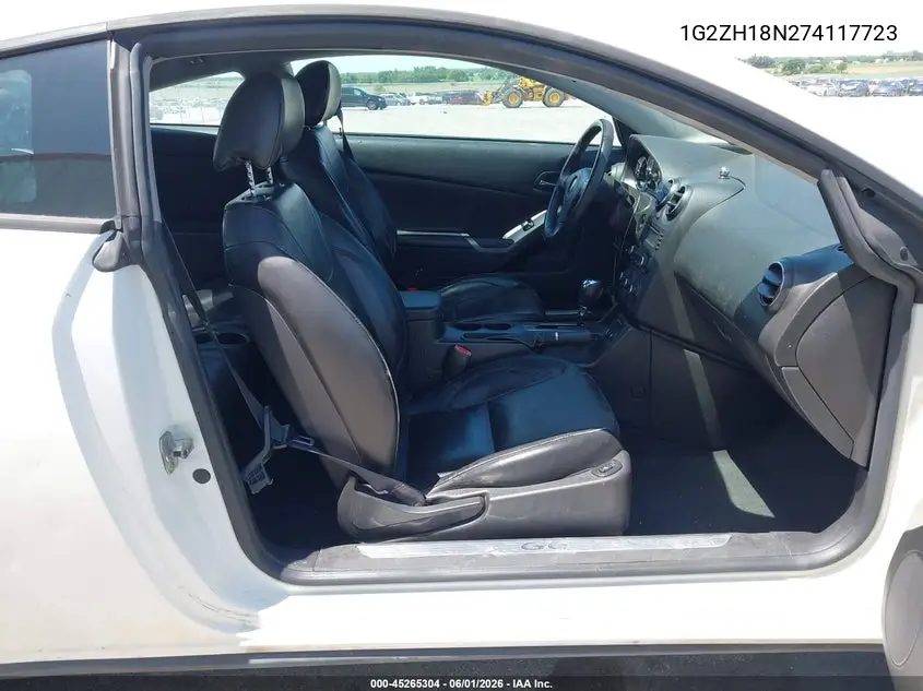 2007 Pontiac G6 Gt VIN: 1G2ZH18N274117723 Lot: 45265304