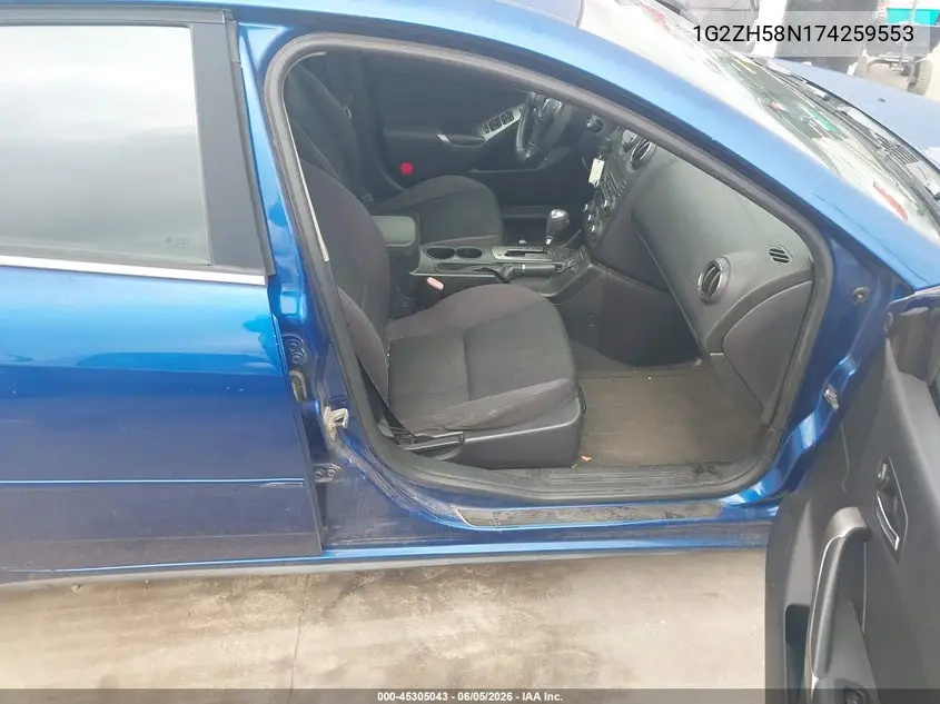2007 Pontiac G6 Gt VIN: 1G2ZH58N174259553 Lot: 45305043