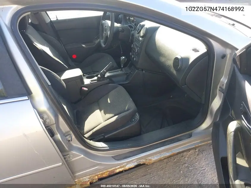 2007 Pontiac G6 VIN: 1G2ZG57N474168992 Lot: 45310147