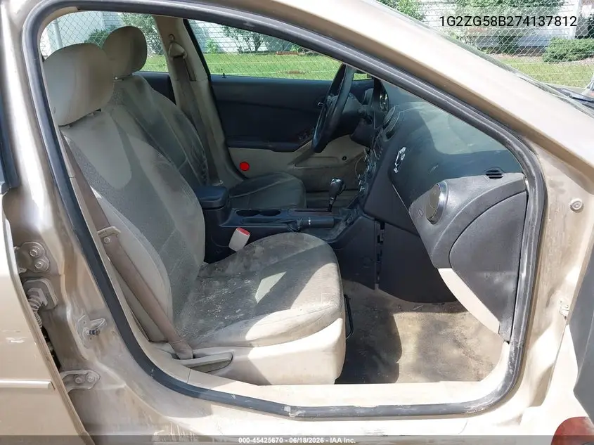2007 Pontiac G6 VIN: 1G2ZG58B274137812 Lot: 45425670