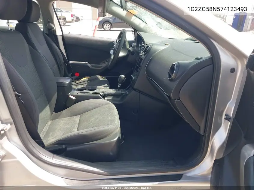 2007 Pontiac G6 VIN: 1G2ZG58N574123493 Lot: 45471100