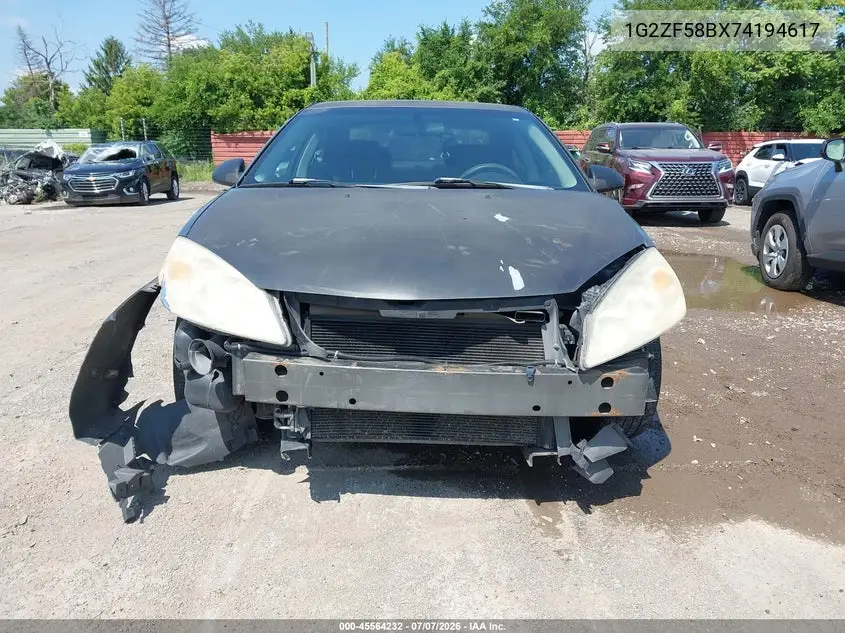 2007 Pontiac G6 Value Leader VIN: 1G2ZF58BX74194617 Lot: 45564232